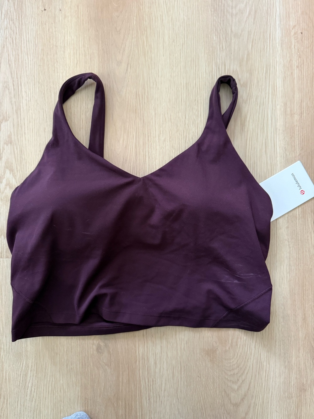 NWT lululemon align tank top *light support, a/b cup size 14